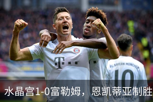 水晶宫1-0富勒姆，恩凯蒂亚制胜